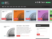 Tablet Screenshot of ellipticalsunrecordings.com